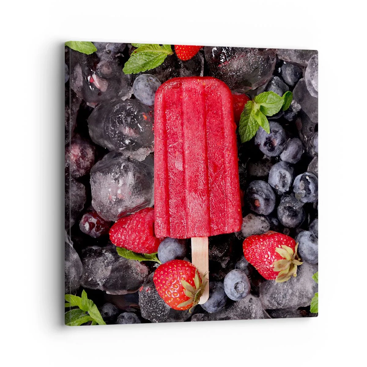 Bild auf Leinwand - Leinwandbild - So schmeckt der heiße Sommer - 30x30 cm