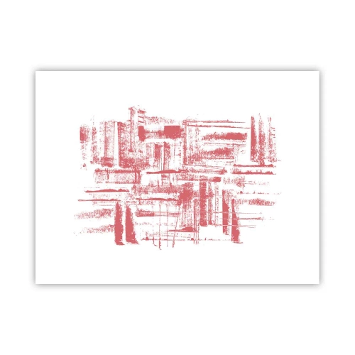 Poster - Die rote Stadt - 40x30 cm