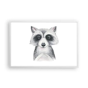 Poster in einem weißen Rahmen - Ein Moment zum Bewegen - 91x61 cm