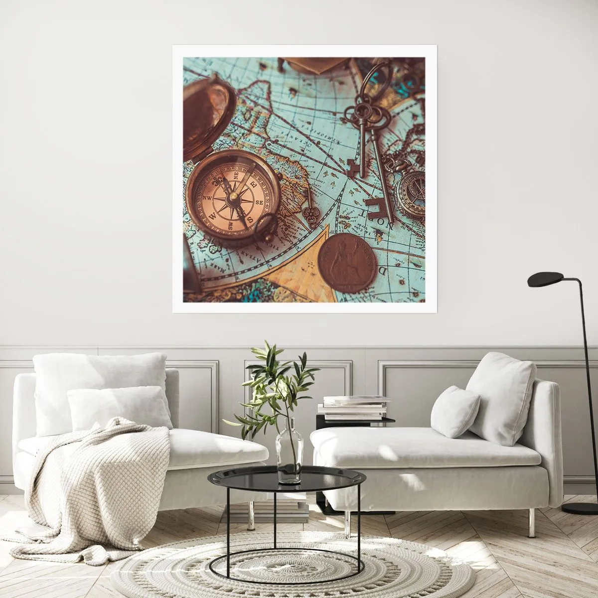 Poster - Für den Abenteurer - 30x30 cm