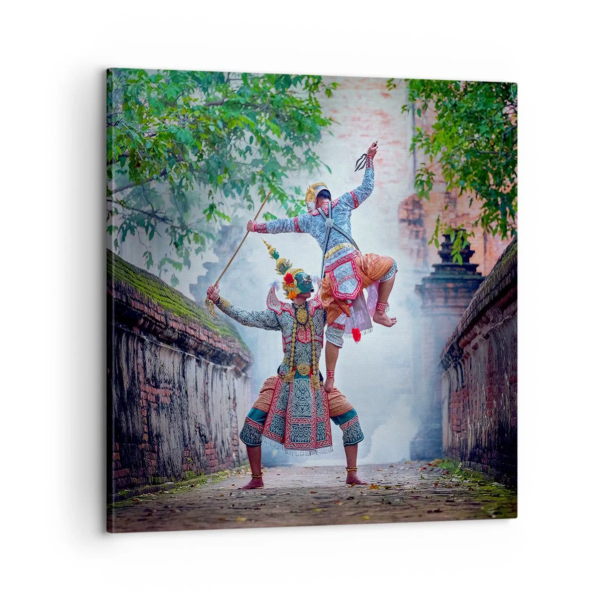 Bild auf Leinwand - Leinwandbild - Der Tanz ist umwerfend schön - 60x60 cm