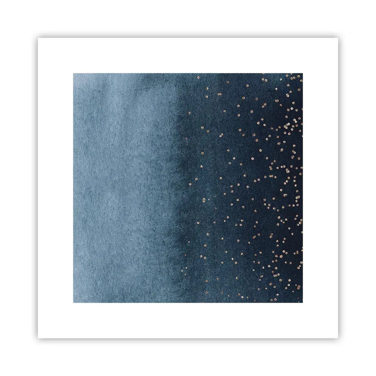 Poster - Komposition - blaue Phasen - 30x30 cm