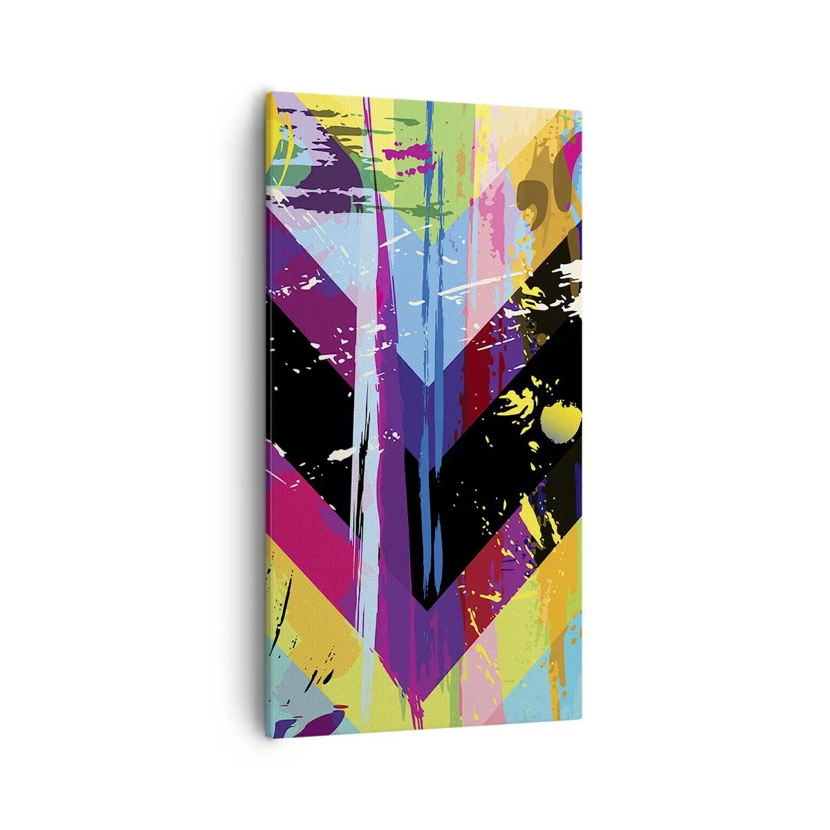 Bild auf Leinwand - Leinwandbild - Von oben nach unten - 55x100 cm