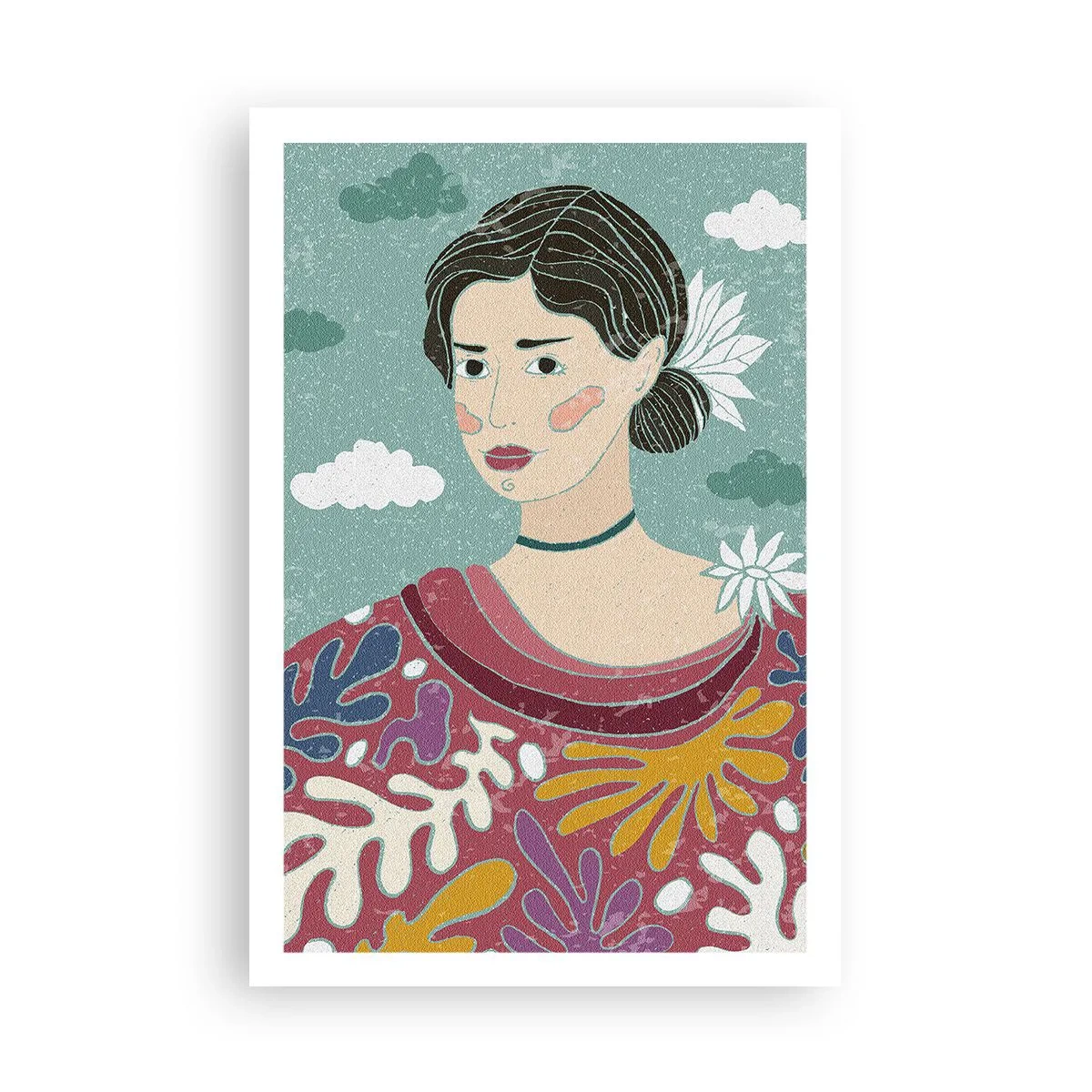 Poster - Mit Melancholie im Blick - 61x91 cm