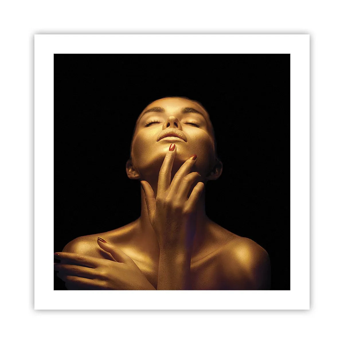 Poster - Wie goldene Seide - 50x50 cm