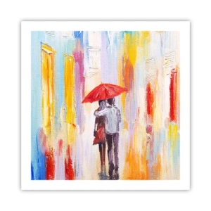 Poster - Lass es weiter regnen - 60x60 cm