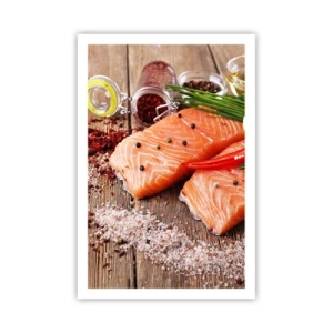 Poster - Norwegisches Abenteuer in der Küche - 61x91 cm