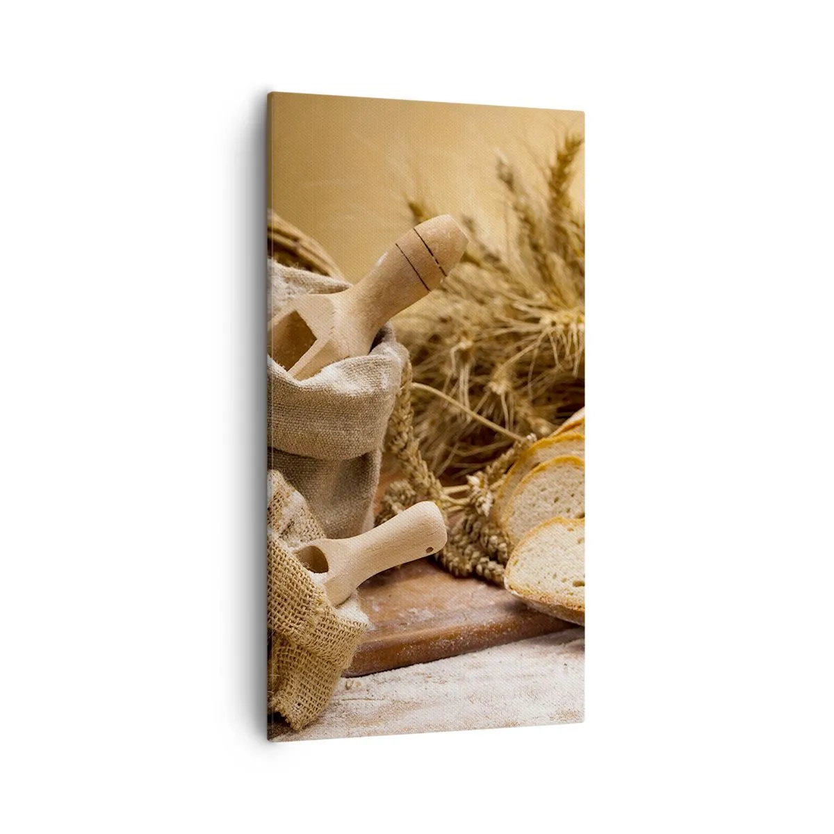 Bild auf Leinwand - Leinwandbild - Wie mit einem Messer geschnitten - 55x100 cm