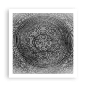 Poster - Zeichen der Zeit - 60x60 cm