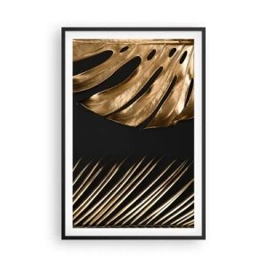 Poster in einem schwarzem Rahmen - Anders und genauso teuer - 61x91 cm