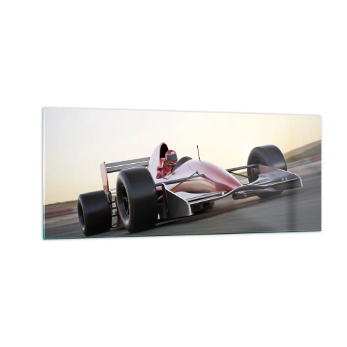 Glasbild - Bild auf glas - Immer der Gewinner - 100x40 cm