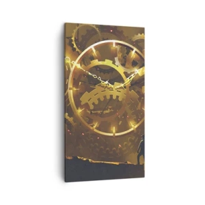 Bild auf Leinwand - Leinwandbild - An der Quelle der Zeit - 45x80 cm