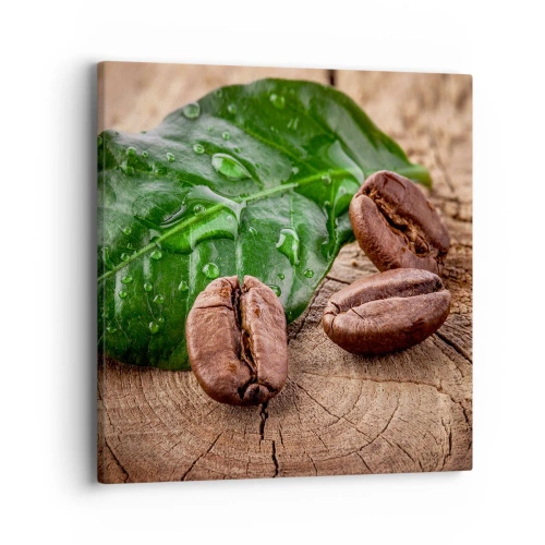 Bild auf Leinwand - Leinwandbild - Der wahrste und schwarze - 40x40 cm