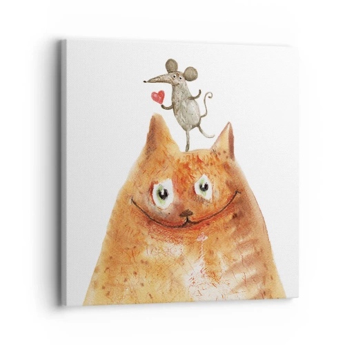 Bild auf Leinwand - Leinwandbild - Paradoxien der Liebe - 30x30 cm