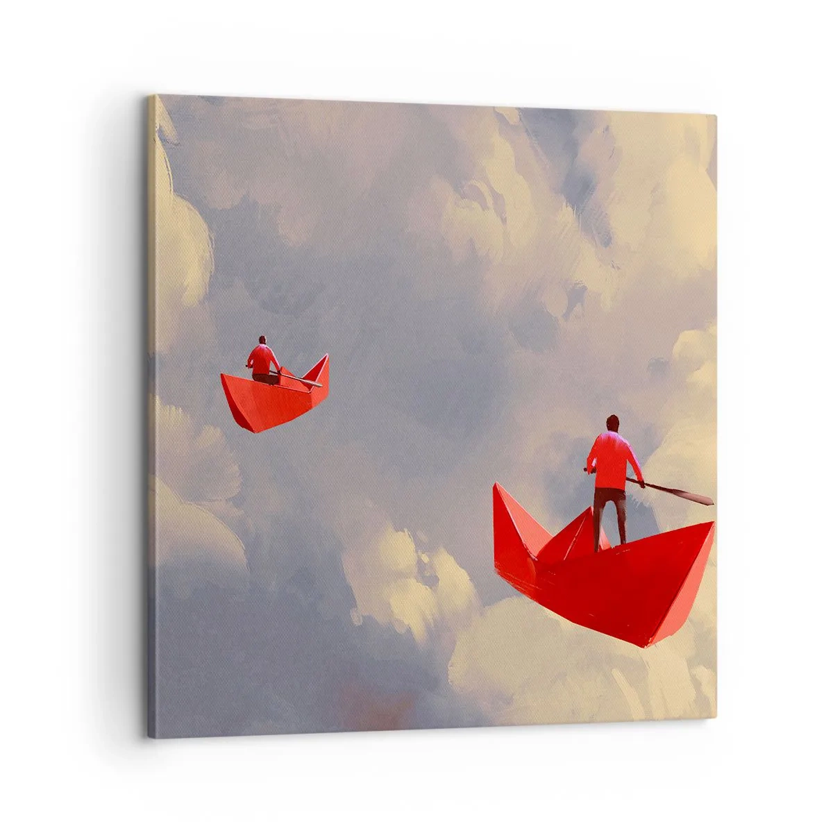 Bild auf Leinwand - Leinwandbild - Expedition der Träumer - 60x60 cm