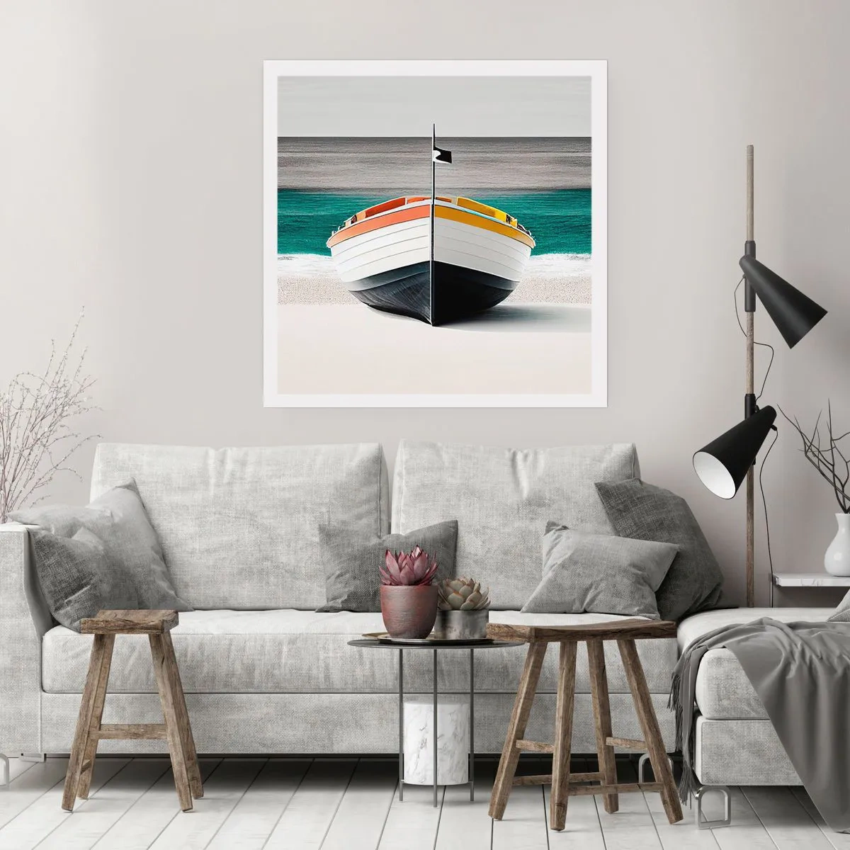 Poster - An seinem Platz - 60x60 cm