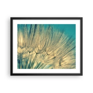 Poster in einem schwarzem Rahmen - In Erwartung des Windes - 50x40 cm