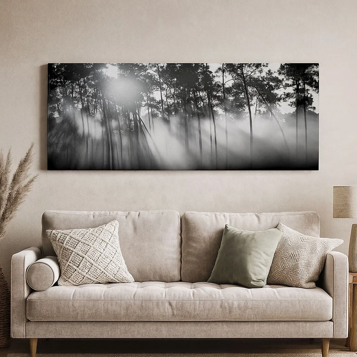 Bild auf Leinwand - Leinwandbild - Unaufhaltsame Sonne - 100x40 cm