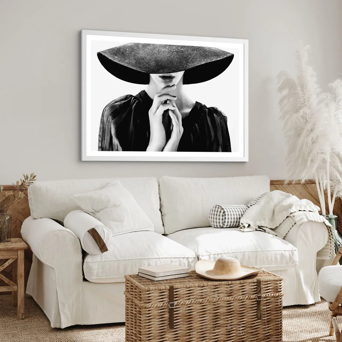 Poster in einem weißen Rahmen - Versteckte Schönheit - 50x40 cm