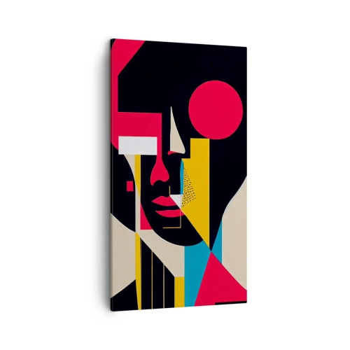 Bild auf Leinwand - Leinwandbild - Ihre innere Welt - 45x80 cm