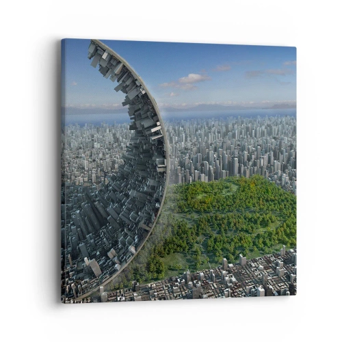 Bild auf Leinwand - Leinwandbild - Die Natur ist ewig - 40x40 cm