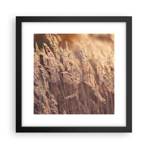 Poster in einem schwarzem Rahmen - Bereit, den Herbst willkommen zu heißen - 30x30 cm