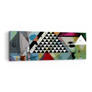 Bild auf Leinwand - Leinwandbild - Wie einfach ist es - 90x30 cm