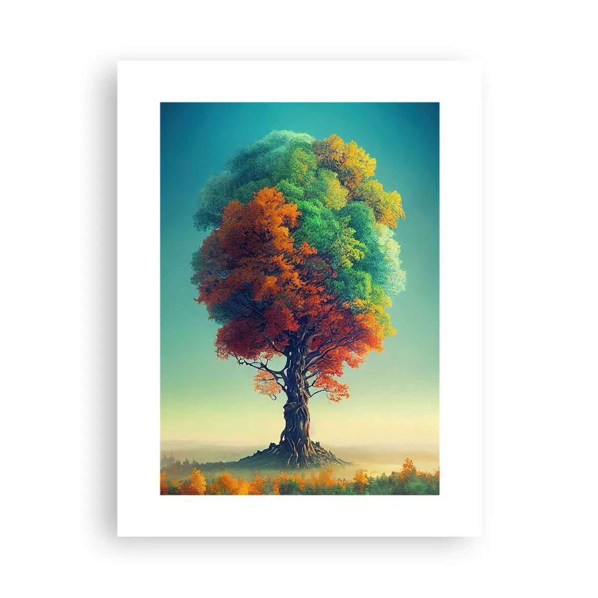 Poster - Eiche – der Vater der Natur - 30x40 cm