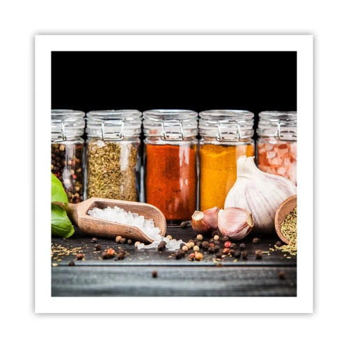 Poster - Für einen Geschmack des Lebens - 60x60 cm