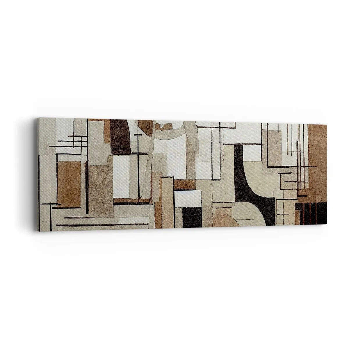 Bild auf Leinwand - Leinwandbild - Stadtbild 2.0 - 90x30 cm