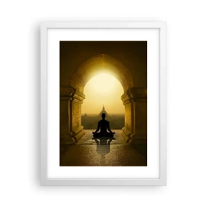 Poster in einem weißen Rahmen - Vollkommene Harmonie - 30x40 cm