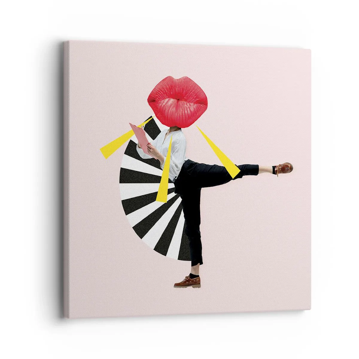 Bild auf Leinwand - Leinwandbild - Surreale Pop-Art - 30x30 cm