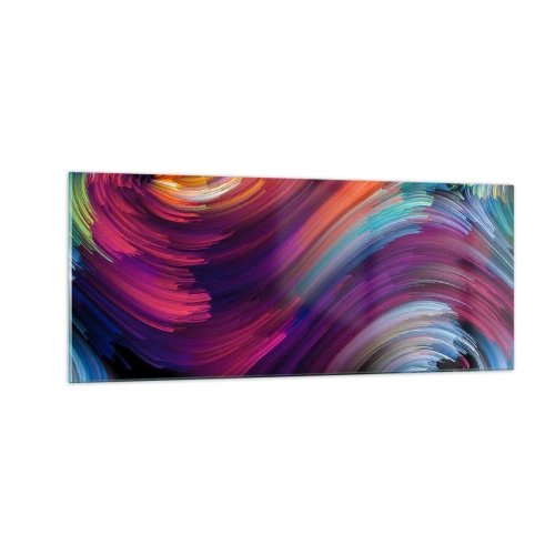 Glasbild - Bild auf glas - Der Beginn einer neuen Welt - 100x40 cm