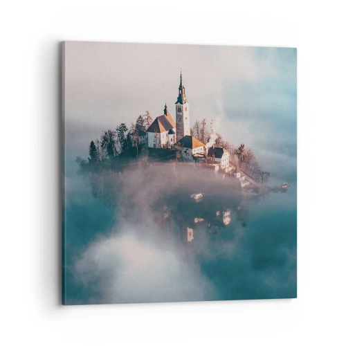 Bild auf Leinwand - Leinwandbild - Trauminsel - 70x70 cm