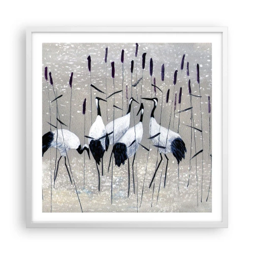 Poster in einem weißen Rahmen - Unter ihren eigenen - 60x60 cm