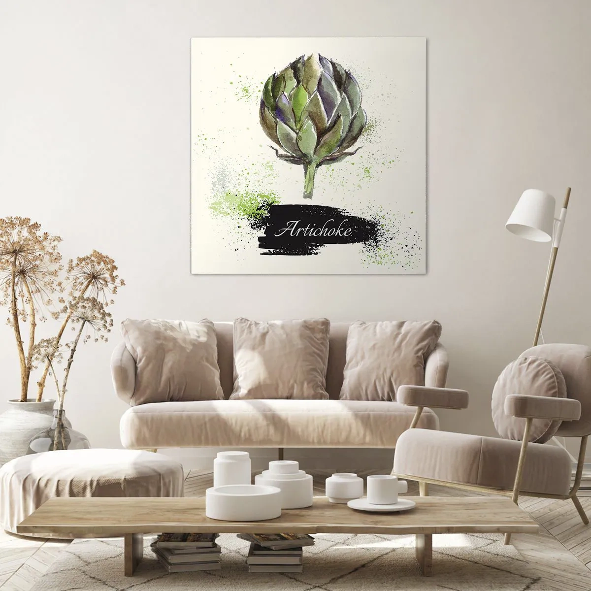 Bild auf Leinwand - Leinwandbild - Eviva-Gemüse! - 70x70 cm