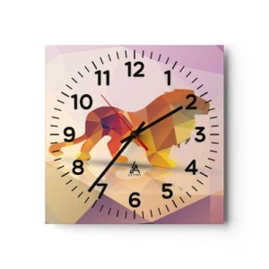 Wanduhr - Glasuhr - Der Diamantenkönig - 30x30 cm