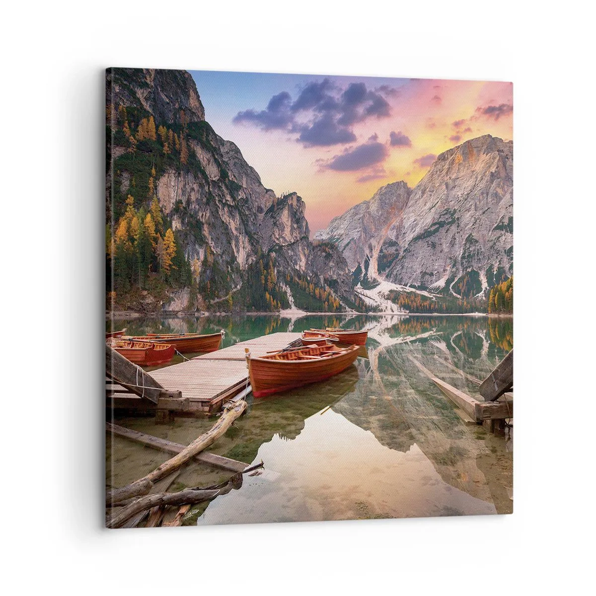 Bild auf Leinwand - Leinwandbild - Versprechen des Tages - 60x60 cm