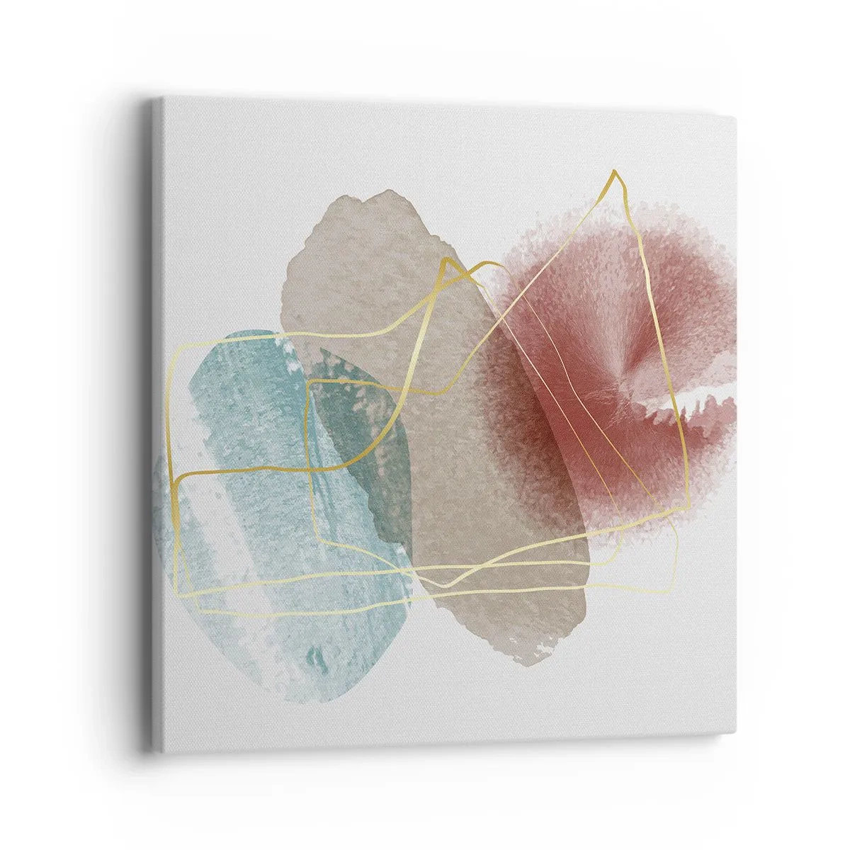 Bild auf Leinwand - Leinwandbild - Korallen des Weltraums - 40x40 cm