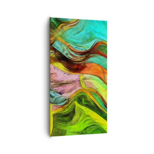 Bild auf Leinwand - Leinwandbild - Bewegung ist Leben - 65x120 cm