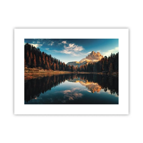 Poster - Doppelte Landschaft - 40x30 cm