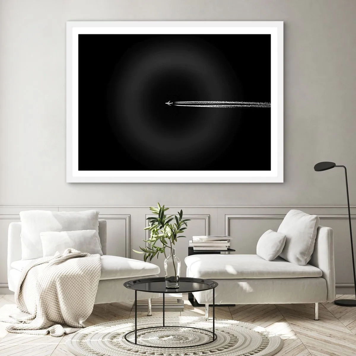 Poster in einem weißen Rahmen - In eine andere Dimension - 50x40 cm