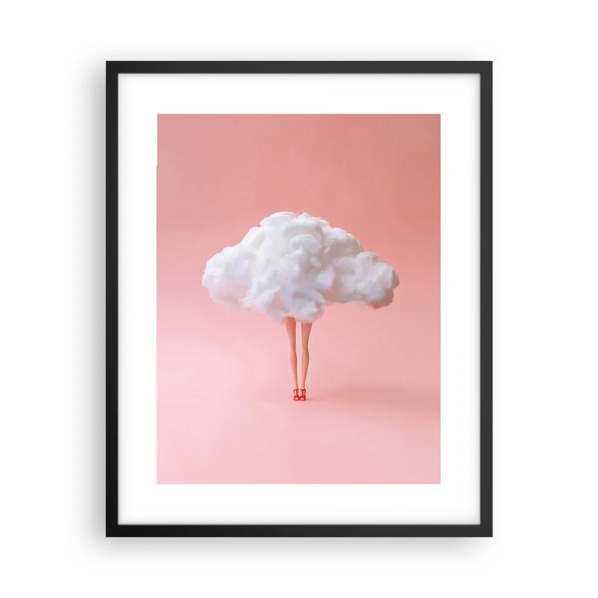 Poster in einem schwarzem Rahmen - Süßes Versprechen - 40x50 cm