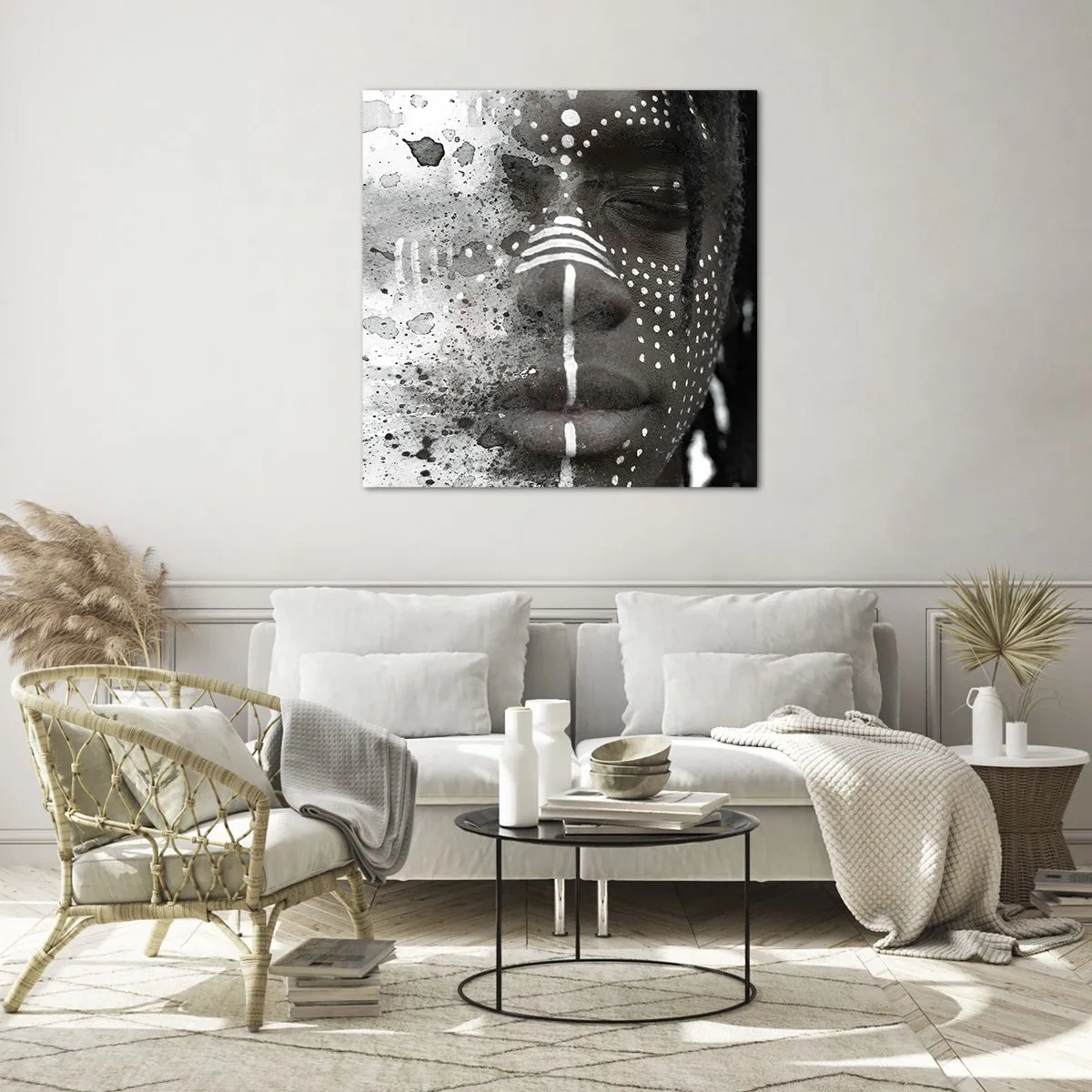Glasbild - Bild auf glas - Entdecke den Urgeist - 30x30 cm