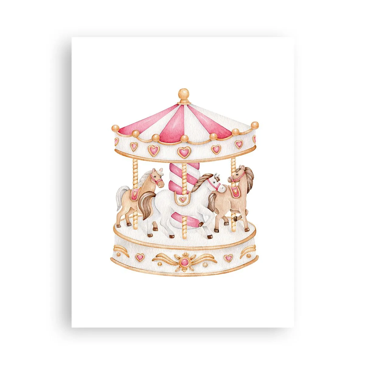 Poster - Süße Welt der Kindheit - 30x40 cm