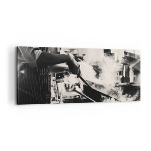 Bild auf Leinwand - Leinwandbild - Alchemie der Aromen - 100x40 cm