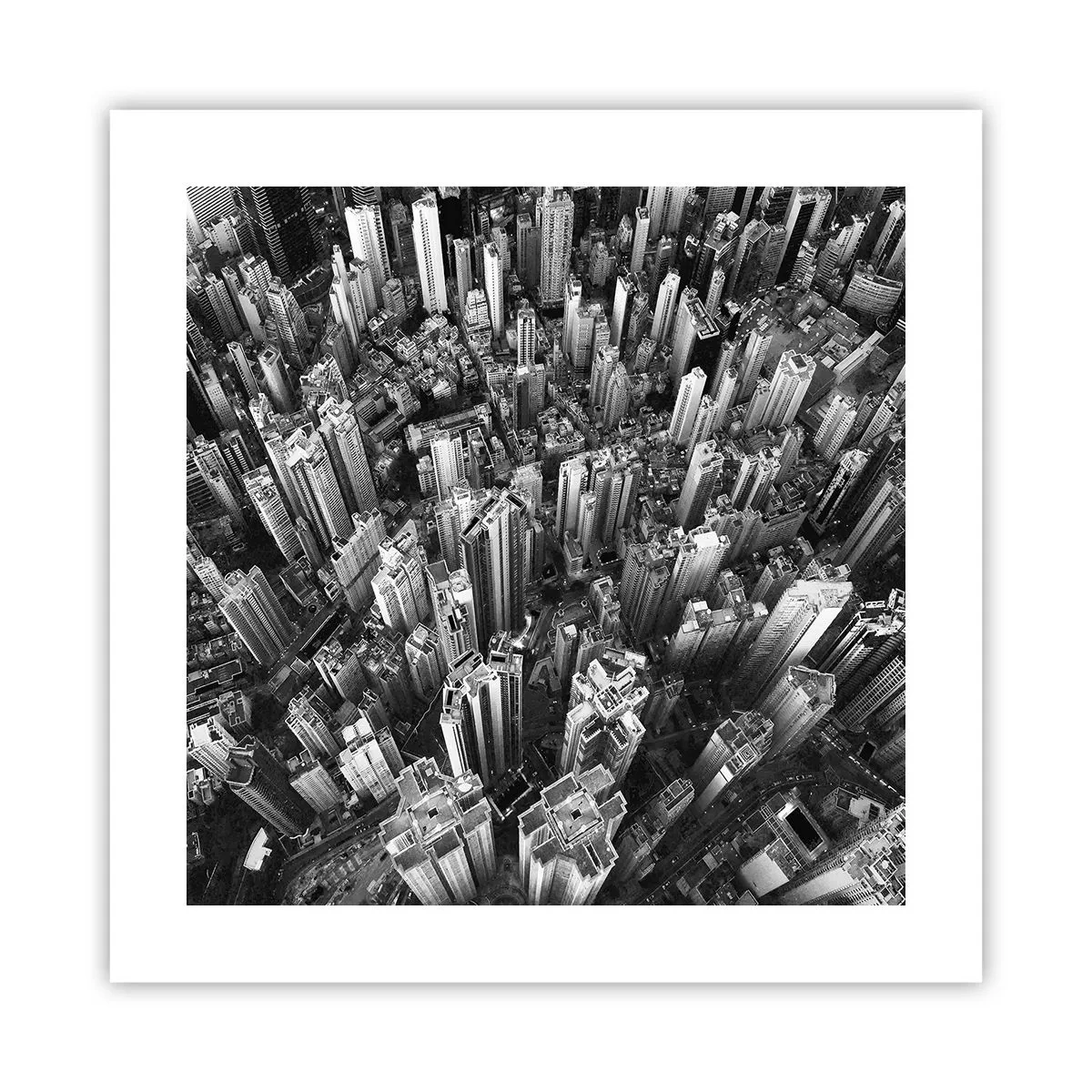 Poster - Immer höher und höher - 40x40 cm