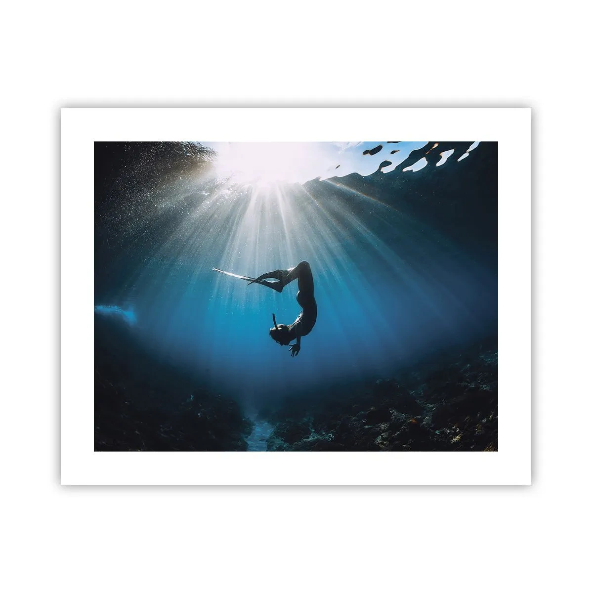 Poster - Tanz unter Wasser - 50x40 cm