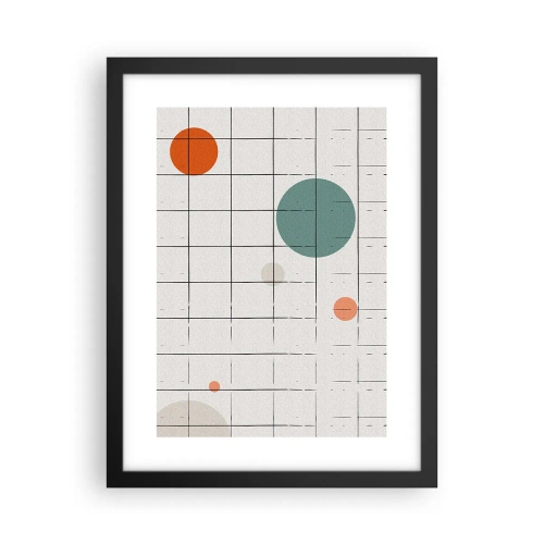 Poster in einem schwarzem Rahmen - Gefangen. Wir oder sie? - 30x40 cm