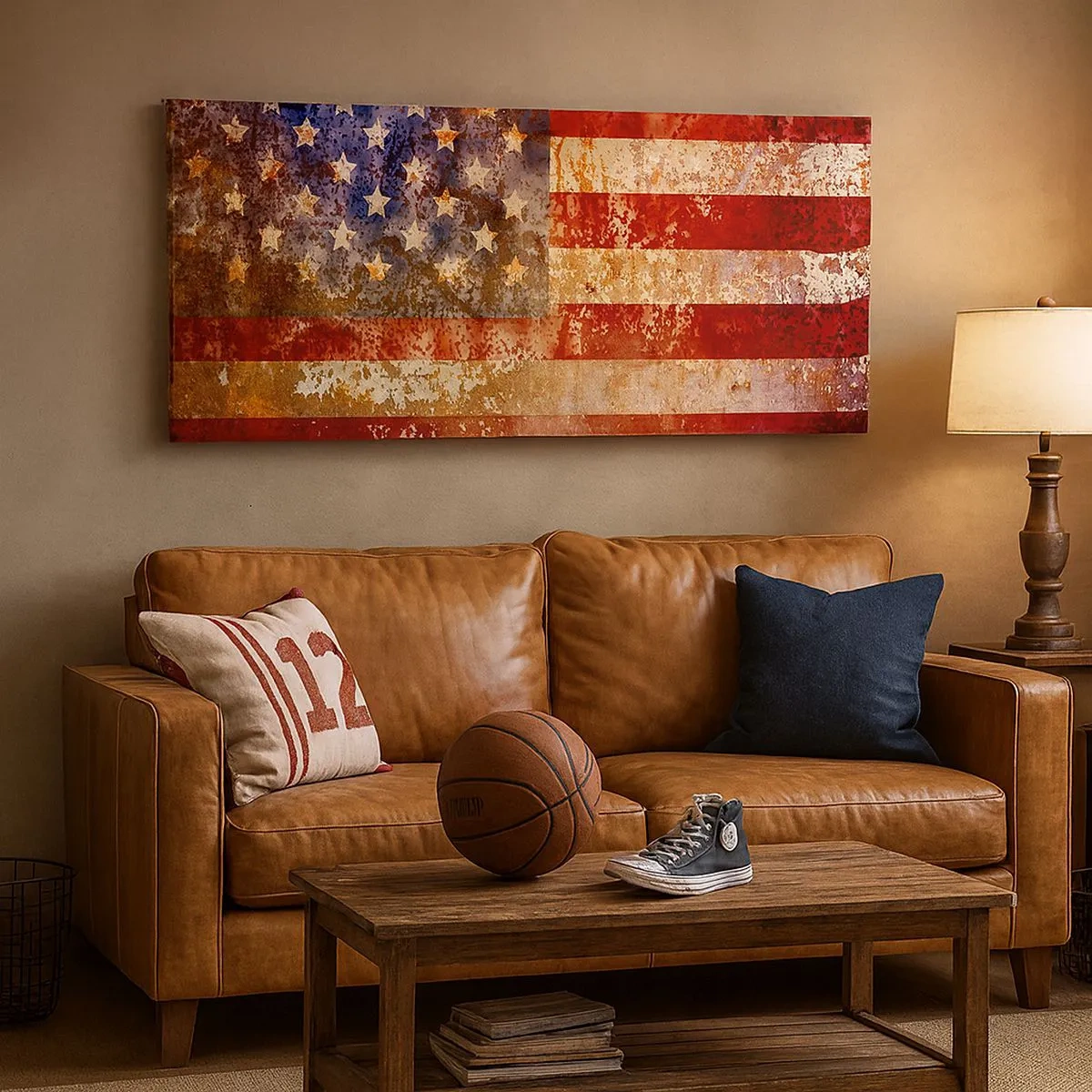 Bild auf Leinwand - Leinwandbild - Ruhm verblasst nicht - 100x40 cm